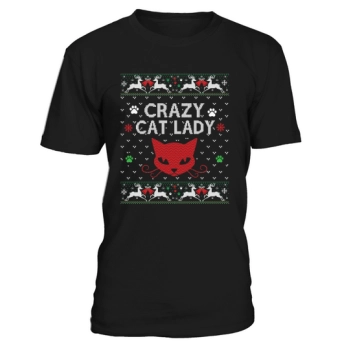 Crazy Cat Lady Ugly Christmas