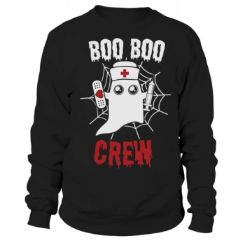 Boo Boo Crew Halloween Funny Sweatshirt