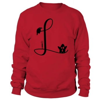 Halloween Alphabet Clipart L Sweatshirt