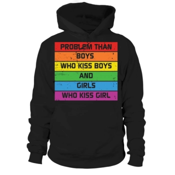 Problem As Boys Kissing Boys And Girls Kissing Girls Hoodies