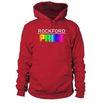 Rockford Pride LGBTQ Rainbow Hoodies