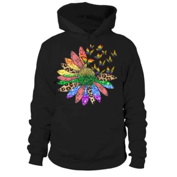 LGBT Butterfly Sunflower Hoodies