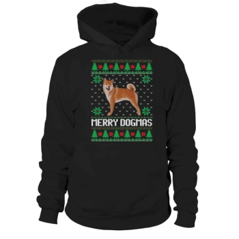 Merry dogmas ugly Christmas Hoodies