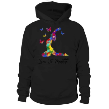 Love To Meditate LGBT Hoodies