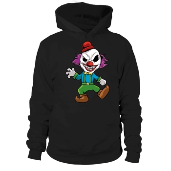 Halloween Cartoon Scary Clown Hoodies