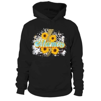 Mama Sunflower Leopard Mother's Day Hoodies