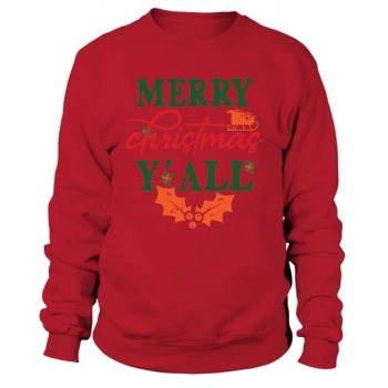 Merry Christmas Yall Sweatshirt