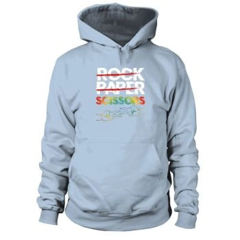 Rock Paper Scissors Lesbian Couple LGBTQ Pride Month Hoodies