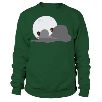 Full Moon with Clouds Halloween 2022 Sweatshirt