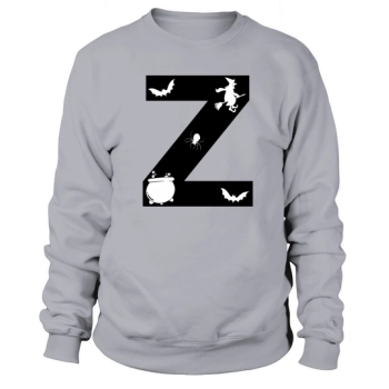 Halloween Alphabet Numbers Clipart Z Sweatshirt