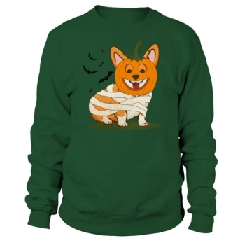 Cute Halloween Corgi Mummy Sweatshirt