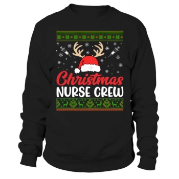 Christmas Nurse Crew Ugly Christmas Sweatshirt