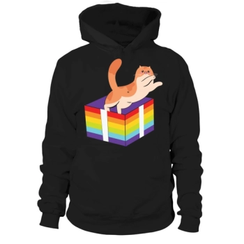 Cat Pride Rainbow Proud LGBTQ Hoodies