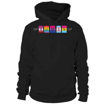 HUMAN LGBT Flag Gay Transgender Hoodies