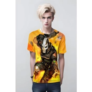 Marvel Crossbones T-shirt: The Yellow Villain of Captain America