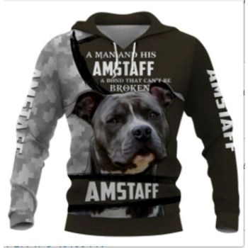 Gorgeous Black Dog Pattern Animals Hoodie