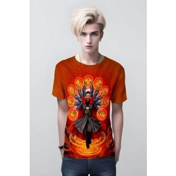 Red Enchantment: Doctor Strange, The Crimson Spellcaster T-Shirt