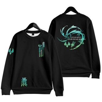 High-Quality Genshin Impact Shikanoin Heizou Anime Sweatshirt