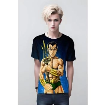 Namor T-shirt: The Blue King of Atlantis from Black Panther