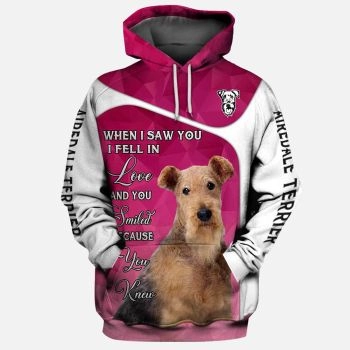 Precious Pink Dog Pattern Animals Hoodie