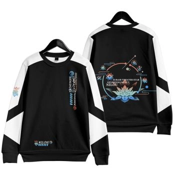 Chic Genshin Impact Nilou Anime Black Sweatershirt