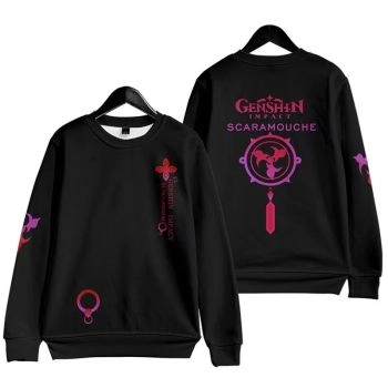 Generous Genshin Impact Scaramouche Anime Sweatershirt