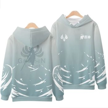 Beautiful Genshin Impact Anime Game Jean Violet Hoodie