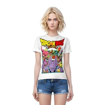 Elegant White Dragon Ball Z Shirt - Embrace Timeless Style!