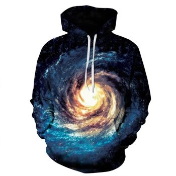 Vintage  Black Blue Star Pattern Starsky Hoodie