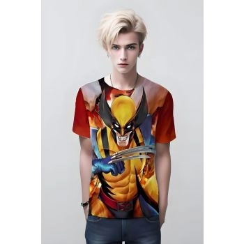 Celestial Mirage - Wolverine From X-Men Multi-Color Comfortable T-Shirt
