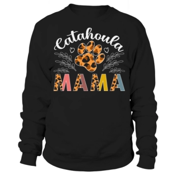 Catahoula Mama Leopard Dog Mama Sweatshirt