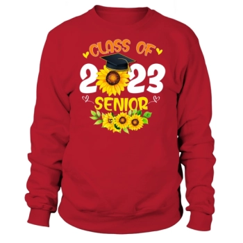 Class of 2023 Teacher Senior 23 Graduate Sunflower Sweatshirt