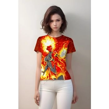 Binary T-Shirt - Black - Striking Design with Red and Yellow Accents