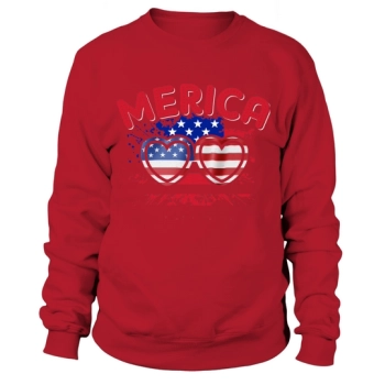 America 4th Of July Graphic Sweatshirt