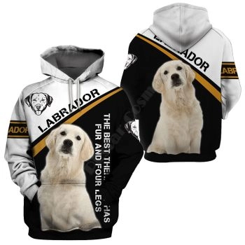 Loose And Gorgeous Black White Dog Pattern Animals Hoodie