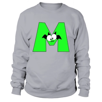 Halloween Alphabet Clipart M Sweatshirt
