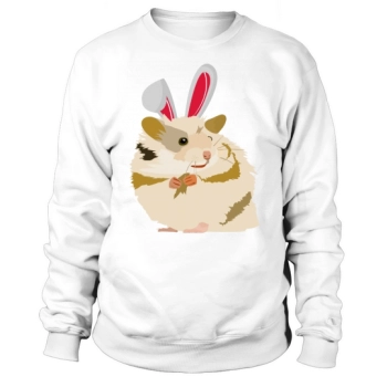 Hamster Easter Bunny Black Youth B079zpvm91 1 Sweatshirt