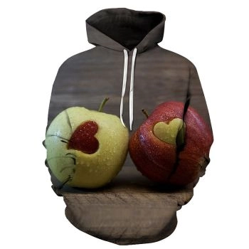 Pair Of Apples 3D - Sweatshirt, Hoodie, Pullover