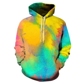 Vibrant Watercolors 3D - Sweatshirt, Hoodie, Pullover