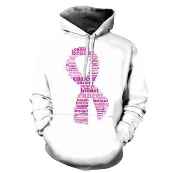 Breast Cancer Ribbon 3D - Sweatshirt, Hoodie, Pullover