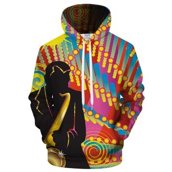 International Jazz Day Signature 3D Sweatshirt Hoodie Pullover
