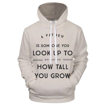 Looking Up To Dad 3D Sweatshirt Hoodie Pullover