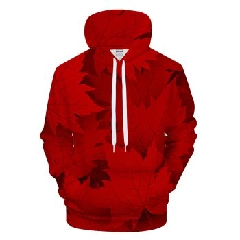 Red Maple Leafs 3D - Sweatshirt, Hoodie, Pullover
