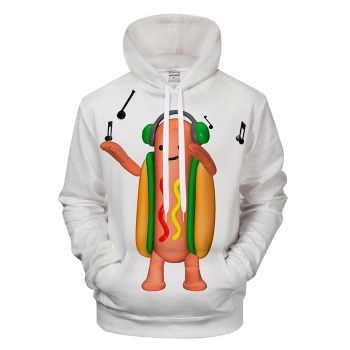 Dancing Hot Dog 3D - Sweatshirt, Hoodie, Pullover