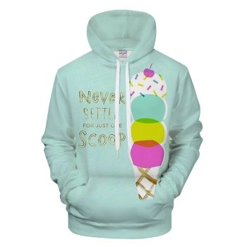 Never Settle 3D - Sweatshirt, Hoodie, Pullover