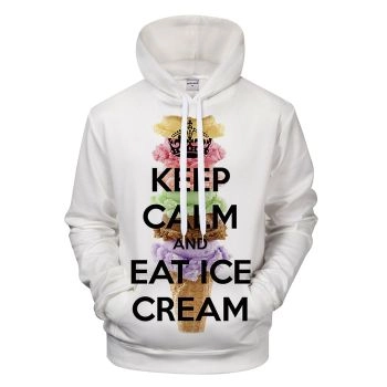 Eat Ice Cream 3D - Sweatshirt, Hoodie, Pullover