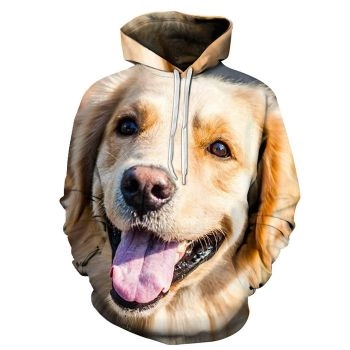 Happy Dog 3D - Sweatshirt, Hoodie, Pullover