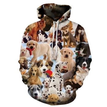 Dog Lover 3D - Sweatshirt, Hoodie, Pullover