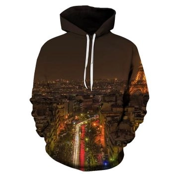 France At Night 3D - Sweatshirt, Hoodie, Pullover