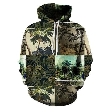 Safari 3D Sweatshirt Hoodie Pullover